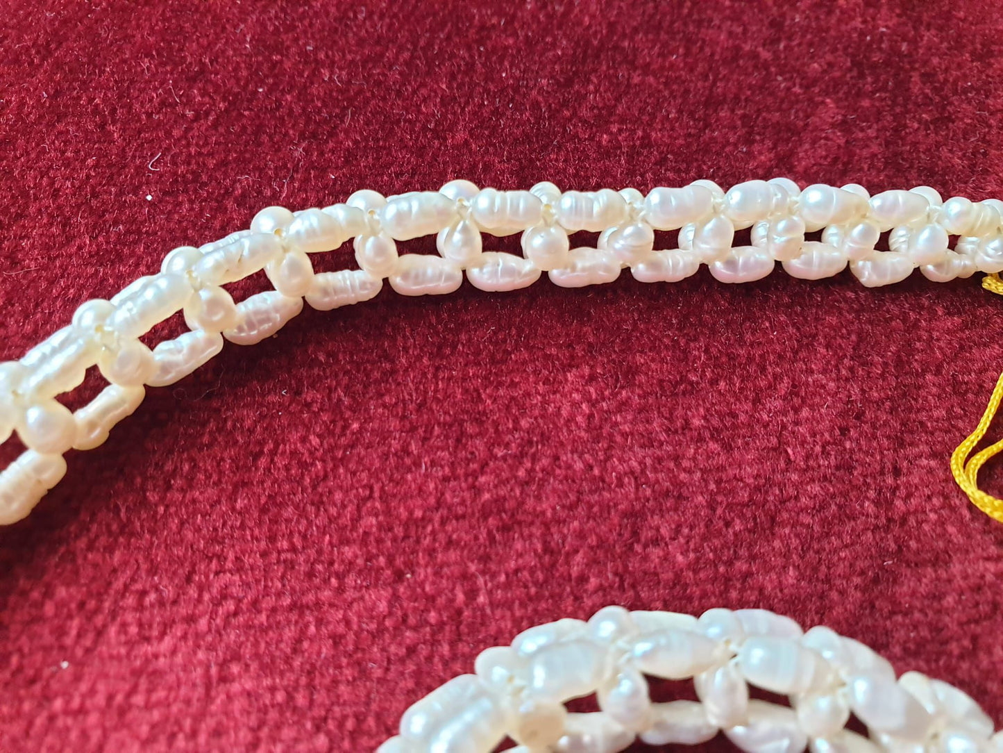 Freshwater pearl bracelet and necklace