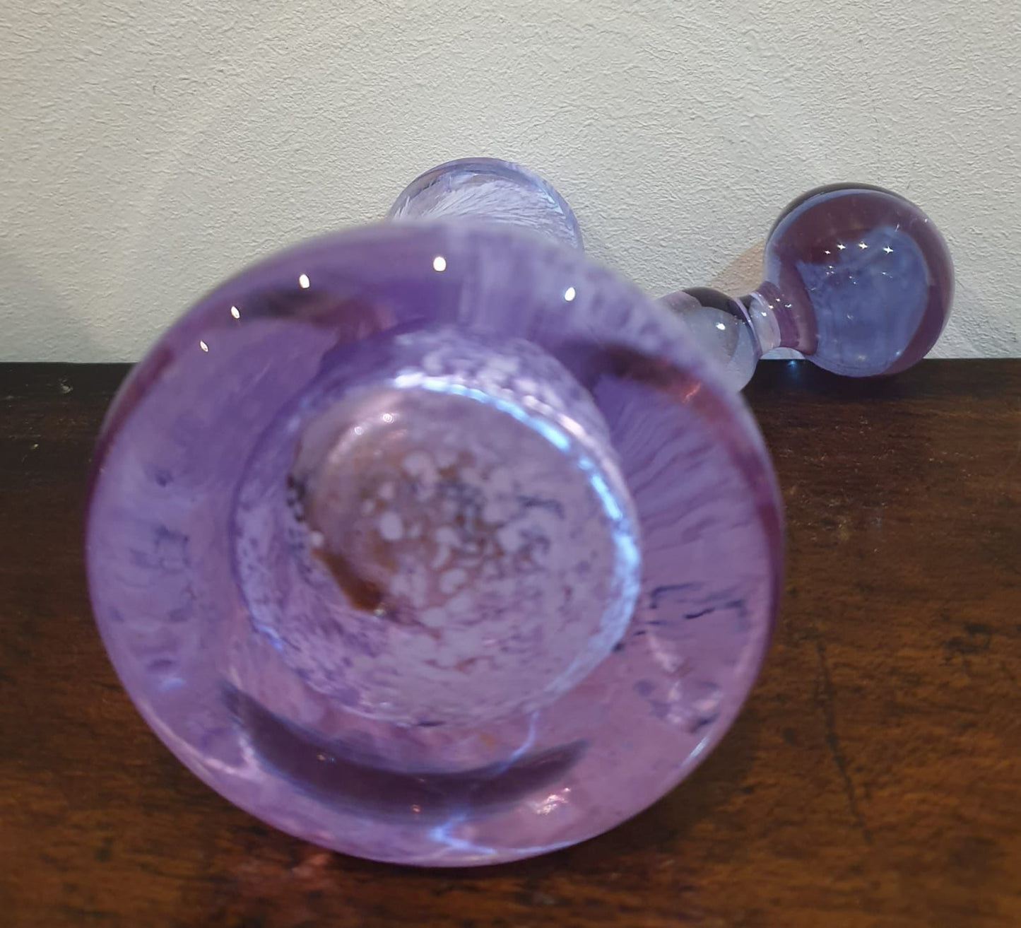 Lilac Glass Perfume Bottle
