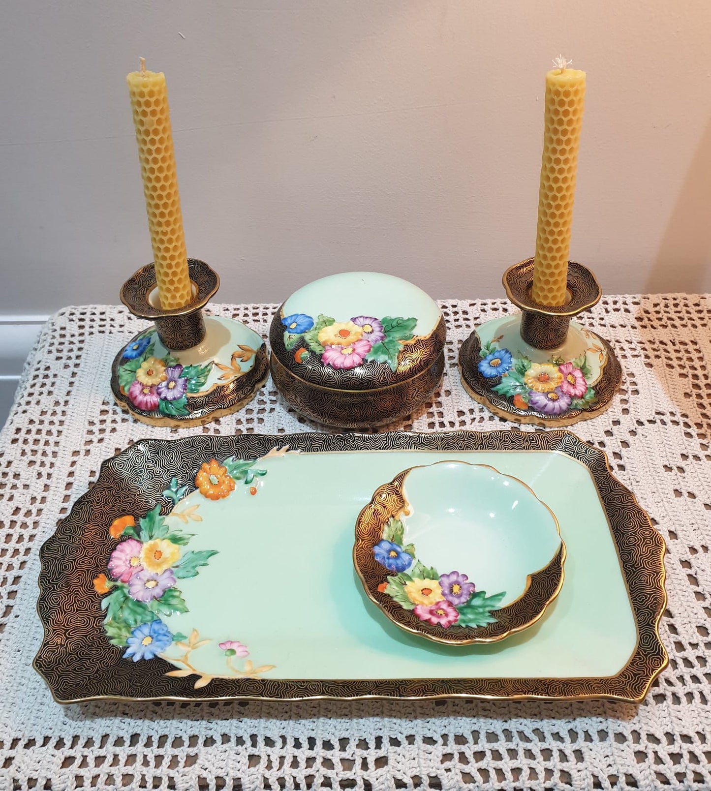 Porcelain Dressing Table Set