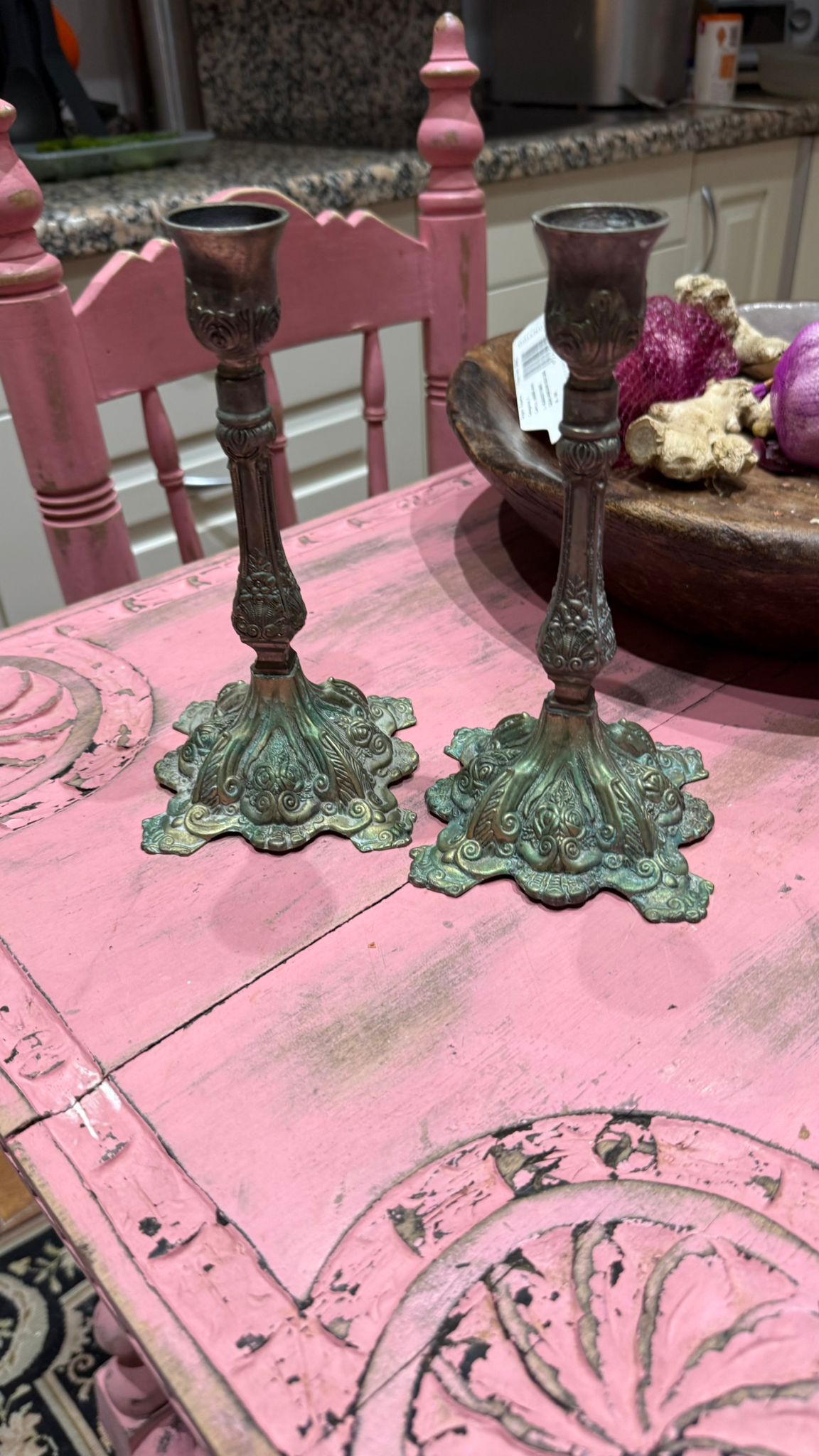 Metal candlesticks from the Warsaw Ghetto