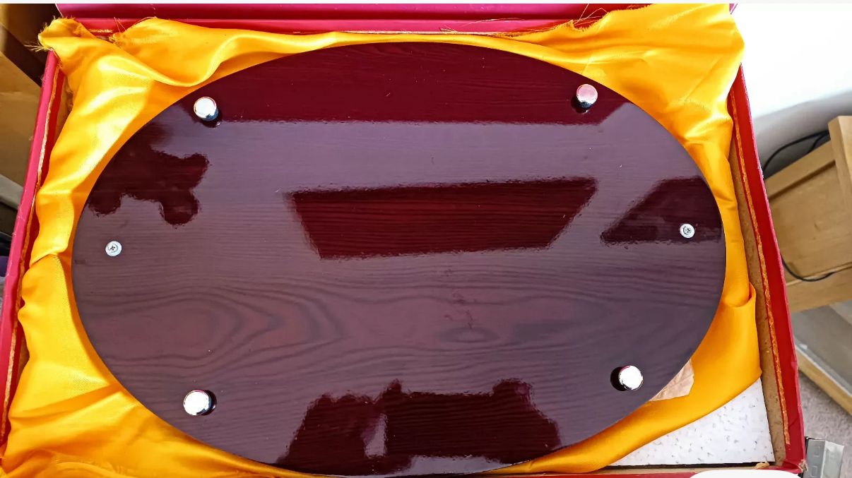 Sterling silver and glass Matzoh plate with cover