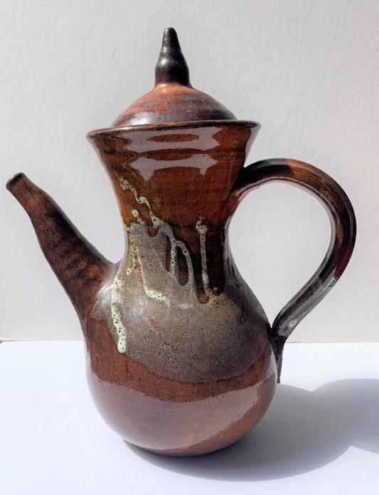 Pottery Jug for ritual handwashing made in Israel  Judaica