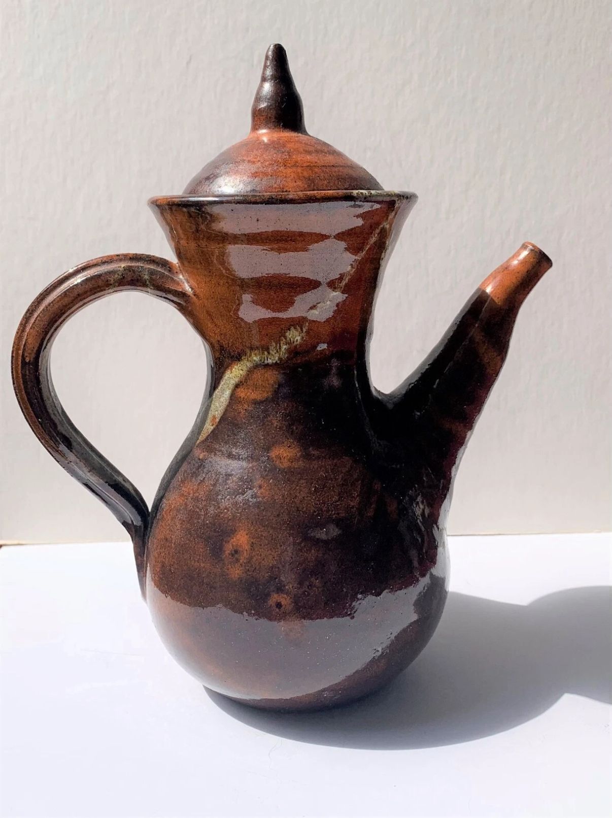 Pottery Jug for ritual handwashing made in Israel  Judaica