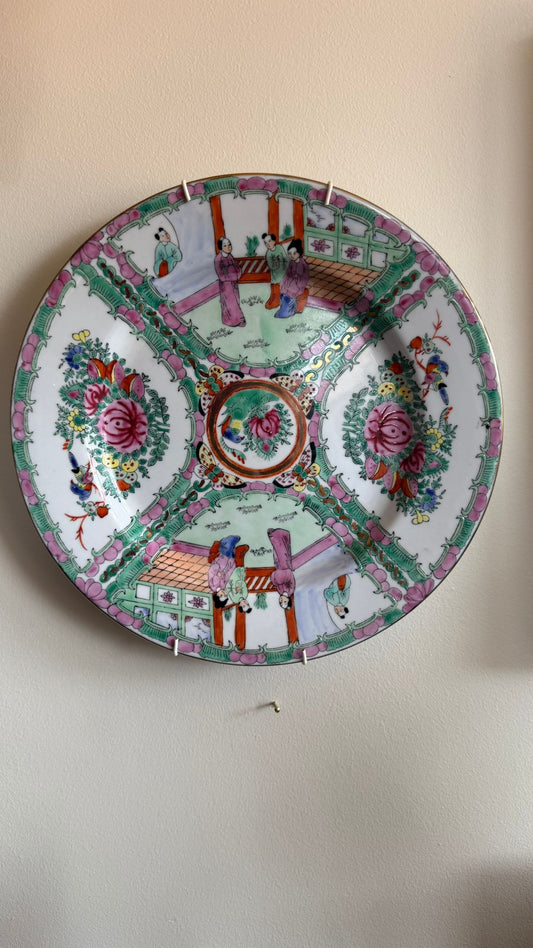 Famille Rose Plate 1890