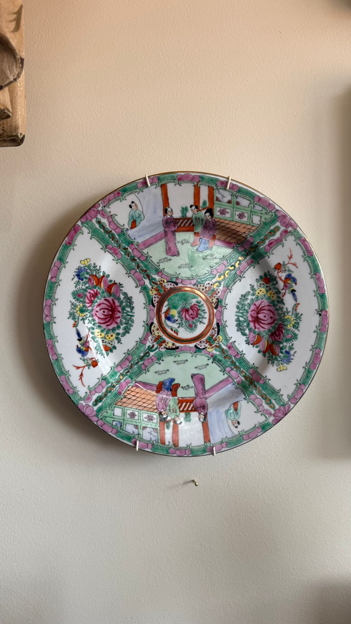 Famille Rose Plate 1890