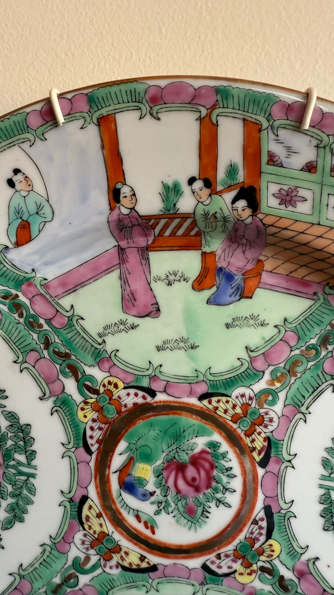 Famille Rose Plate 1890