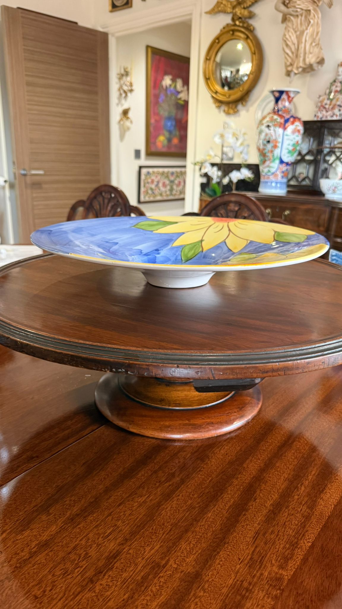Italian porcelain dish mid century