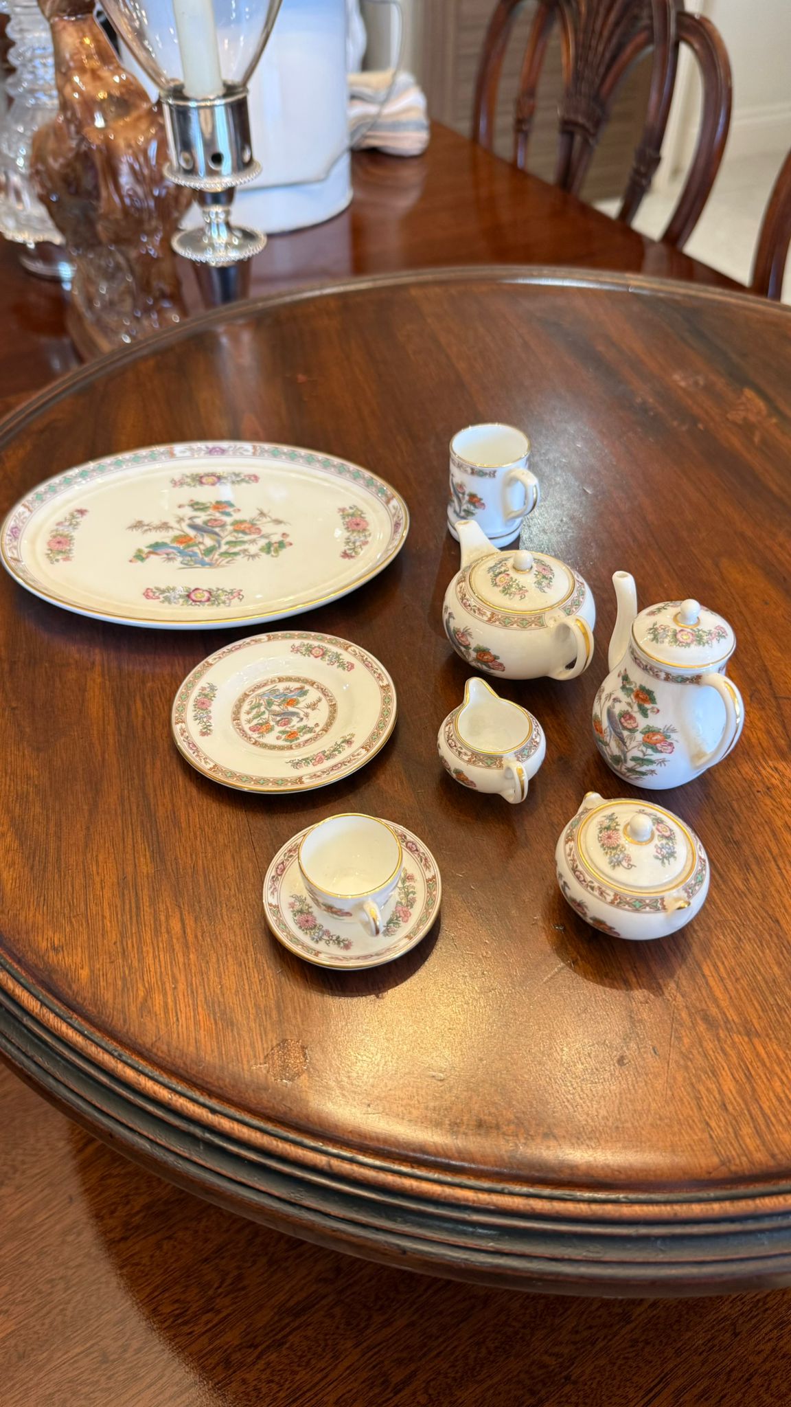 Miniature Wedgwood tea service with tray 1950’s
