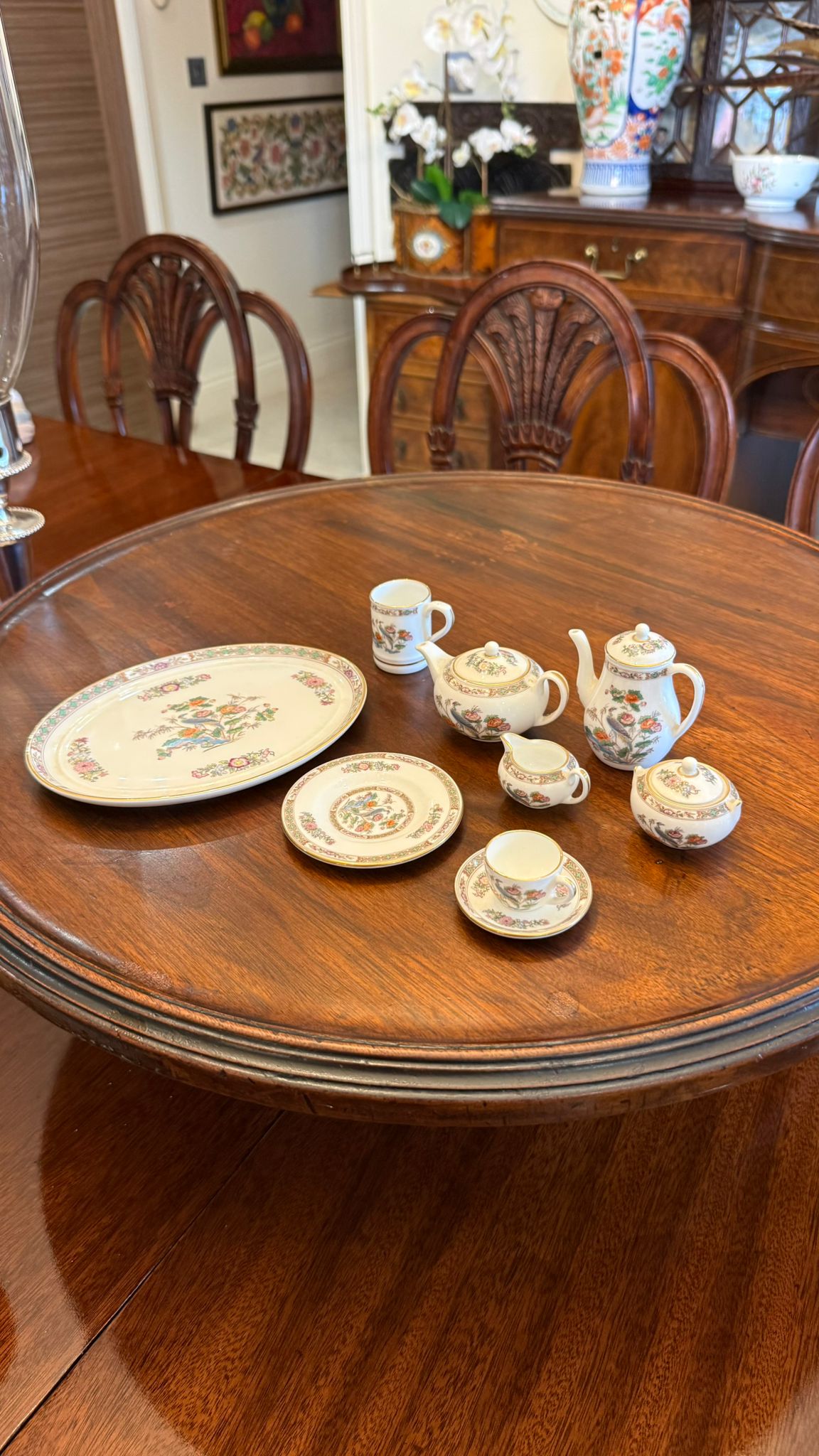 Miniature Wedgwood tea service with tray 1950’s