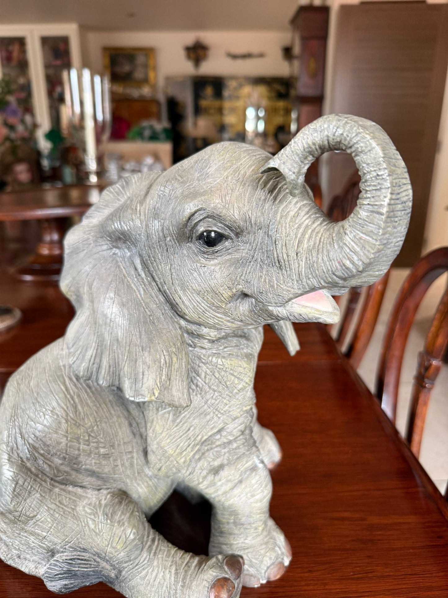 Beautiful baby elephant ornament vintage