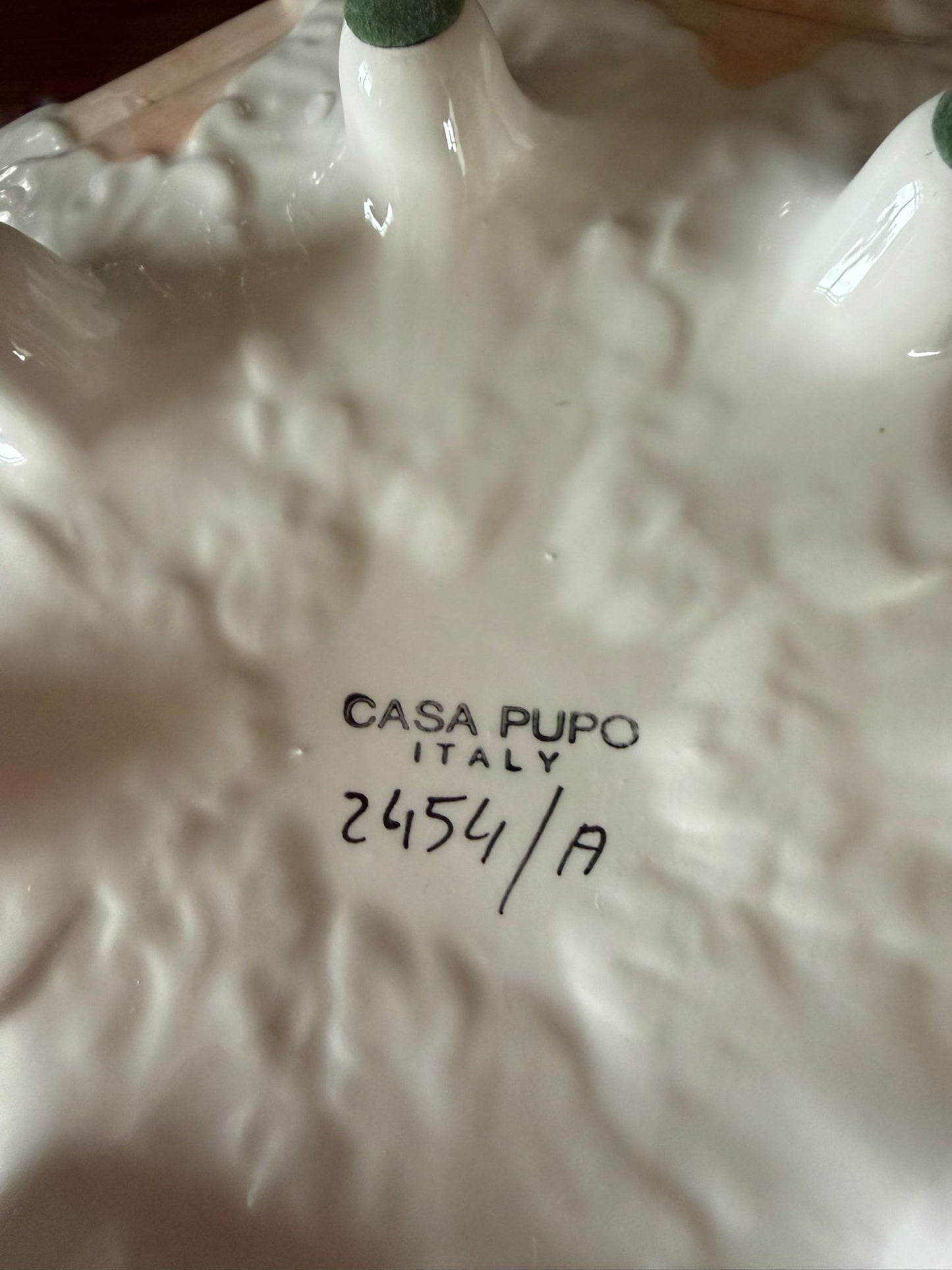 1960’s signed Casa Pupo covered dish